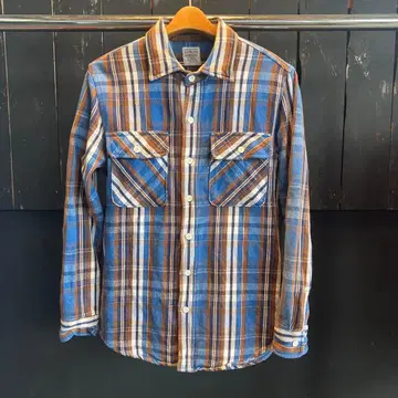 AWREX 체크 무늬 플란넬 셔츠 S