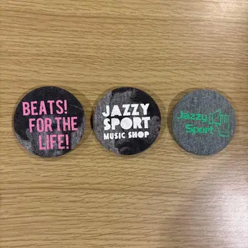JAZZY SPORT 캔뱃지 3개 세트