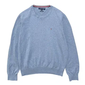 구제 의류 타미힐피거 코튼 니트 크루넥 스웨터 남성용 M