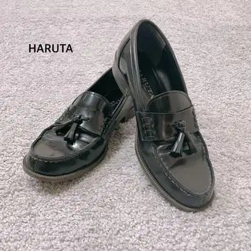 [ HARUTA ] 태슬 로퍼 블랙