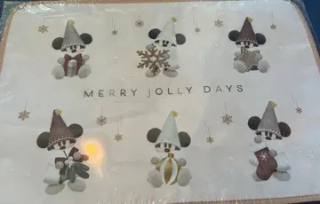 디즈니 크리스마스 2025 리루린린 수베니어 런치매트 새상품