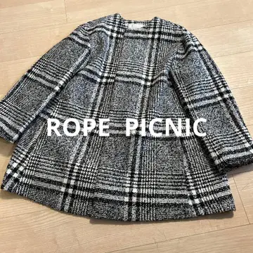 로페피크닉 노카라 체크 무늬 36