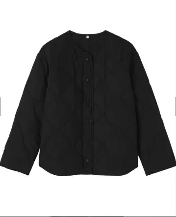 무인양품 포근한 충전솜 퀼팅 자켓 블랙 XL