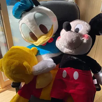 도널드 덕과 미키마우스 봉제 인형 세트
