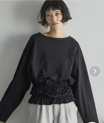 THE YOn 프릴 뷔스티에 세트 루즈핏 롱T