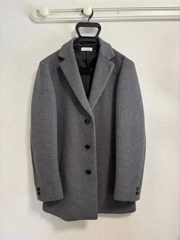 BEAUTY&YOUTH 더블 페이스 멜톤 숏 체스터 코트