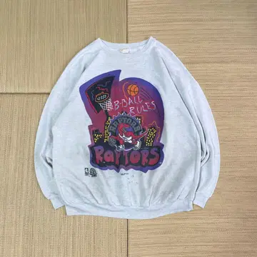 90s NBA 토론토 랩터스 맨투맨 그레이 XL