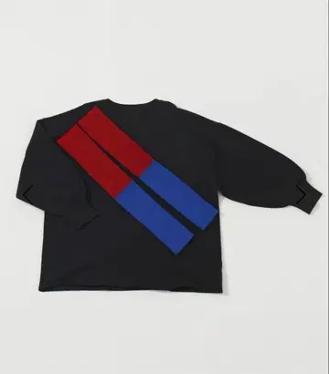 LEPSIM 310 소매 커스텀 니트 소매 부품 (빨간색 x 파랑)만