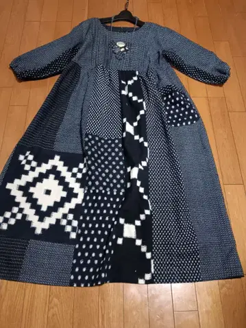 빈티지 원단 리메이크 원피스