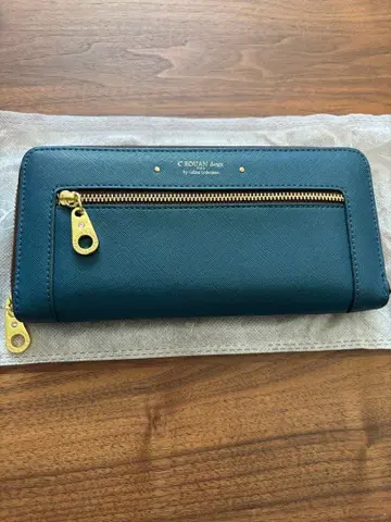 택 포함 새상품 C.ROUAN deux 장지갑 그린 계열