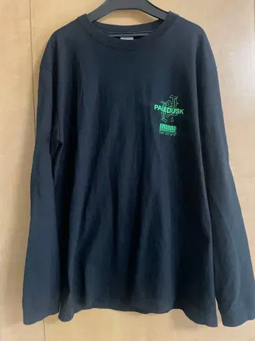 PALEDUSK 롱T 블랙 L 사이즈