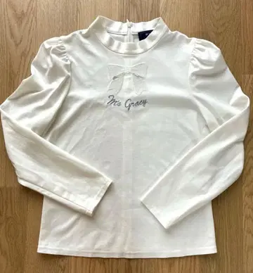 엠즈 그레이시 티셔츠 스팽글 리본