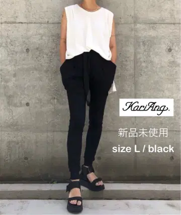 미사용품 KariAng 메릴 하이텐션 컷 조키니 팬츠 L