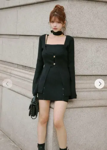 Randy 버클 니트 앙상블