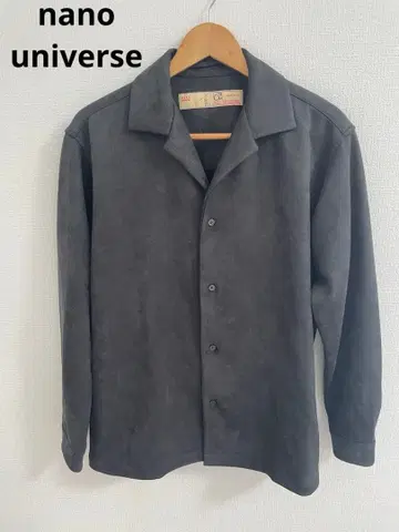 나노 유니버스 오픈 카라 셔츠 자켓