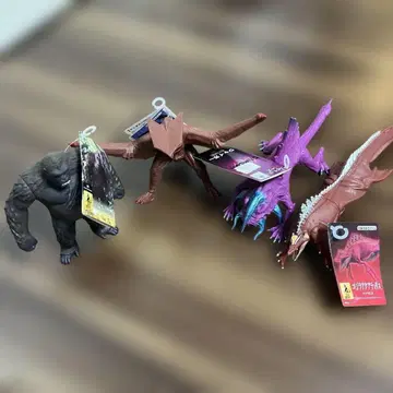 고질라 울트라맨 소프트 비닐 피규어 4점 무비 몬스터