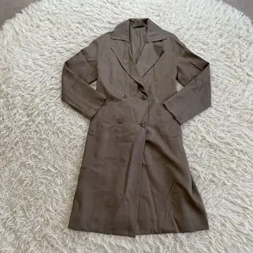 유니클로 백리본 트렌치코트 롱 코트