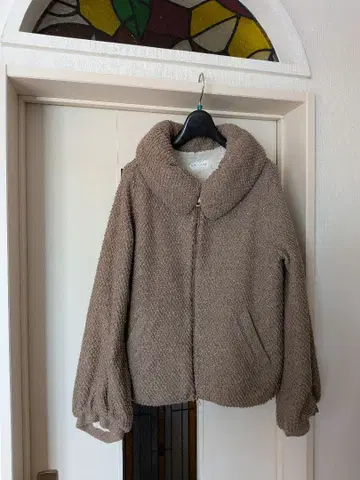 TSUMORI CHISATO 포코포코 울 보아 안감 블루종