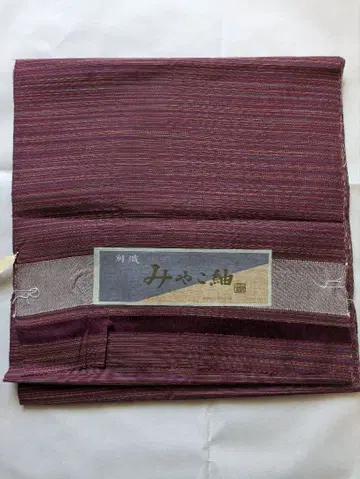 미사용 옷감 미야코 실크 100% 길이 11.7m