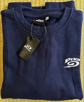 미사용 새상품 M 사이즈 PIKO 피코 맨투맨 트레이닝복 네이비