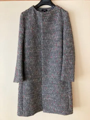 Theory 트위드 노카라 코트