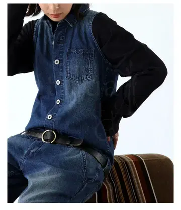 antiqua 데님 올인원 프리 사이즈