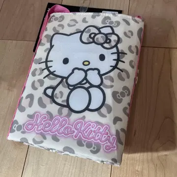 키티 레오파드 무늬 에코백 보냉백