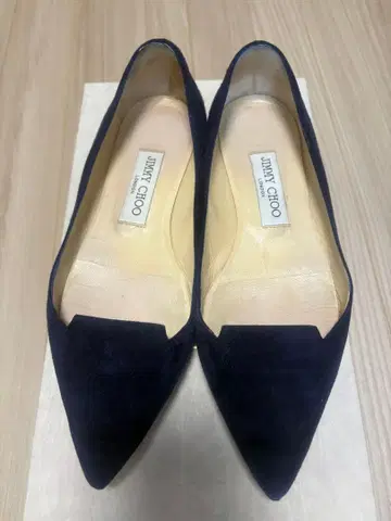JIMMY CHOO 네이비 플랫슈즈 36