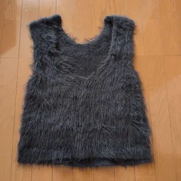 그레이 퍼 베스트 사이즈 FREE