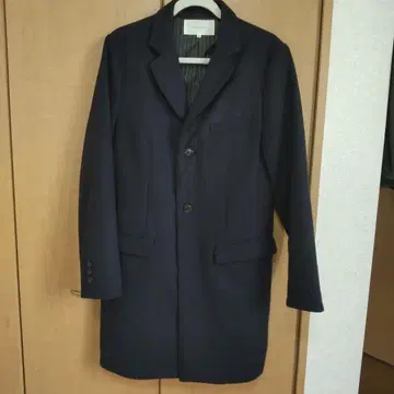 아바하우스 네이비 체스터 코트