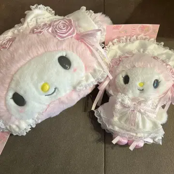 마이멜로디 화이트 프릴 2세트