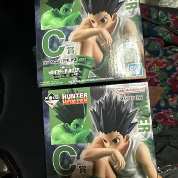 곤 C상 HUNTER x HUNTER 제일복권 2개 세트