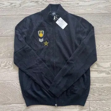 새상품 블랙 니트 집업 점퍼