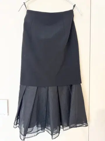 sheTokyo 블랙 플레어 스커트 36