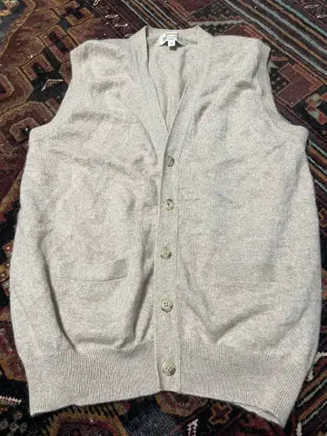 vintage 캐시미어 니트 베스트
