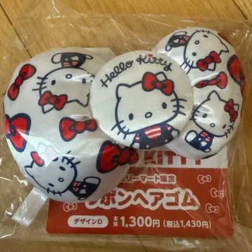 헬로키티 리본 머리끈