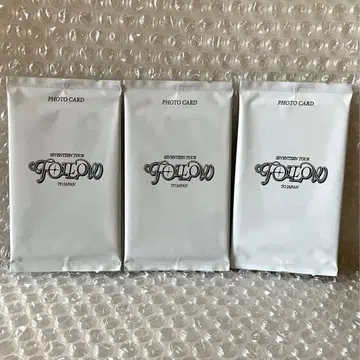 SEVENTEEN FOLLOW TO JAPAN 미개봉 트레이딩 카드 3팩