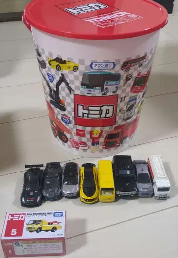 토미카 미니카 세트 (버킷 포함)