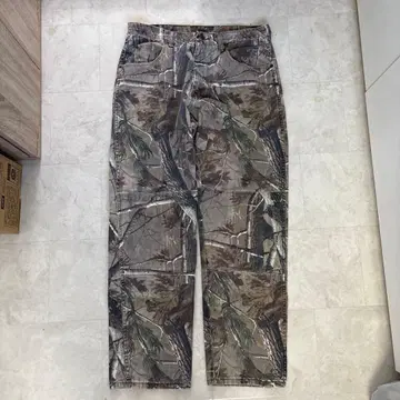 Wrangler 랭글러 리얼 트리 카모 팬츠 더블니