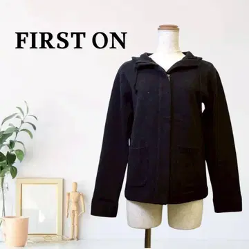 zG556 [ M ] FIRST ON 니트 후드티 후디 캐주얼