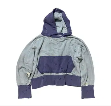 KOOKY ZOO x POGGY 후드 맨투맨 후가공 더블 페이스