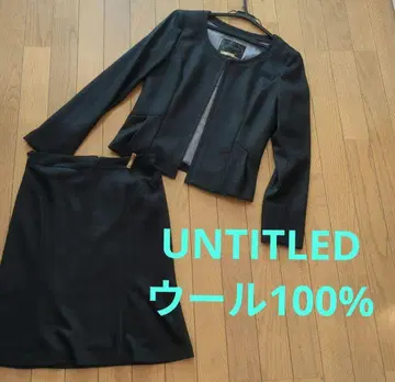 새상품급 언타이틀 노카라 세레모니 스커트 수트 포멀 슈트