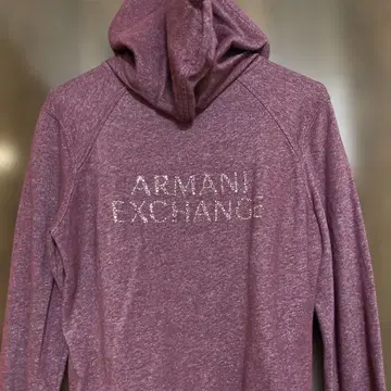 ARMANI EXCHANGE 아르마니 익스체인지 버건디 후드티 S