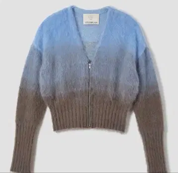 TELOPLAN 모헤어 지퍼 가디건