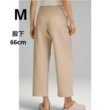 룰루레몬 와이드 팬츠 베이지 M