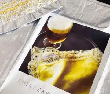 친자와 레이스 에코백 맥주 실버