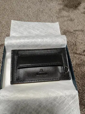 ASHFORD 블랙 가죽 카드 케이스