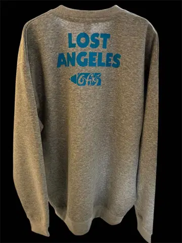 LOST ANGELES 663 맨투맨 그레이