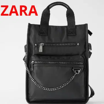 ZARA 블랙 나일론 미니 백
