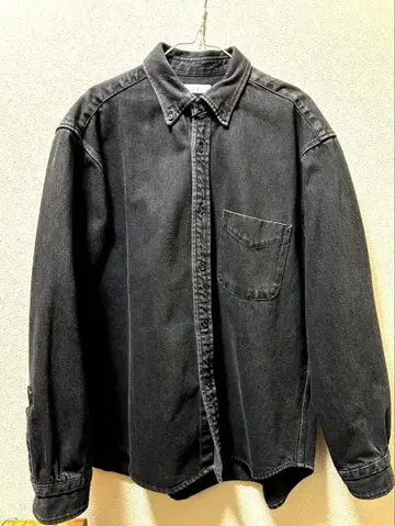 UNITED ARROWS 데님 셔츠 블랙